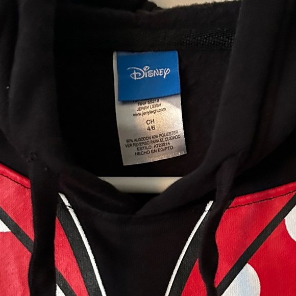 Disney’s Minnie Mouse Hoodie. Sz CH 4/6 - Picture 4 of 5